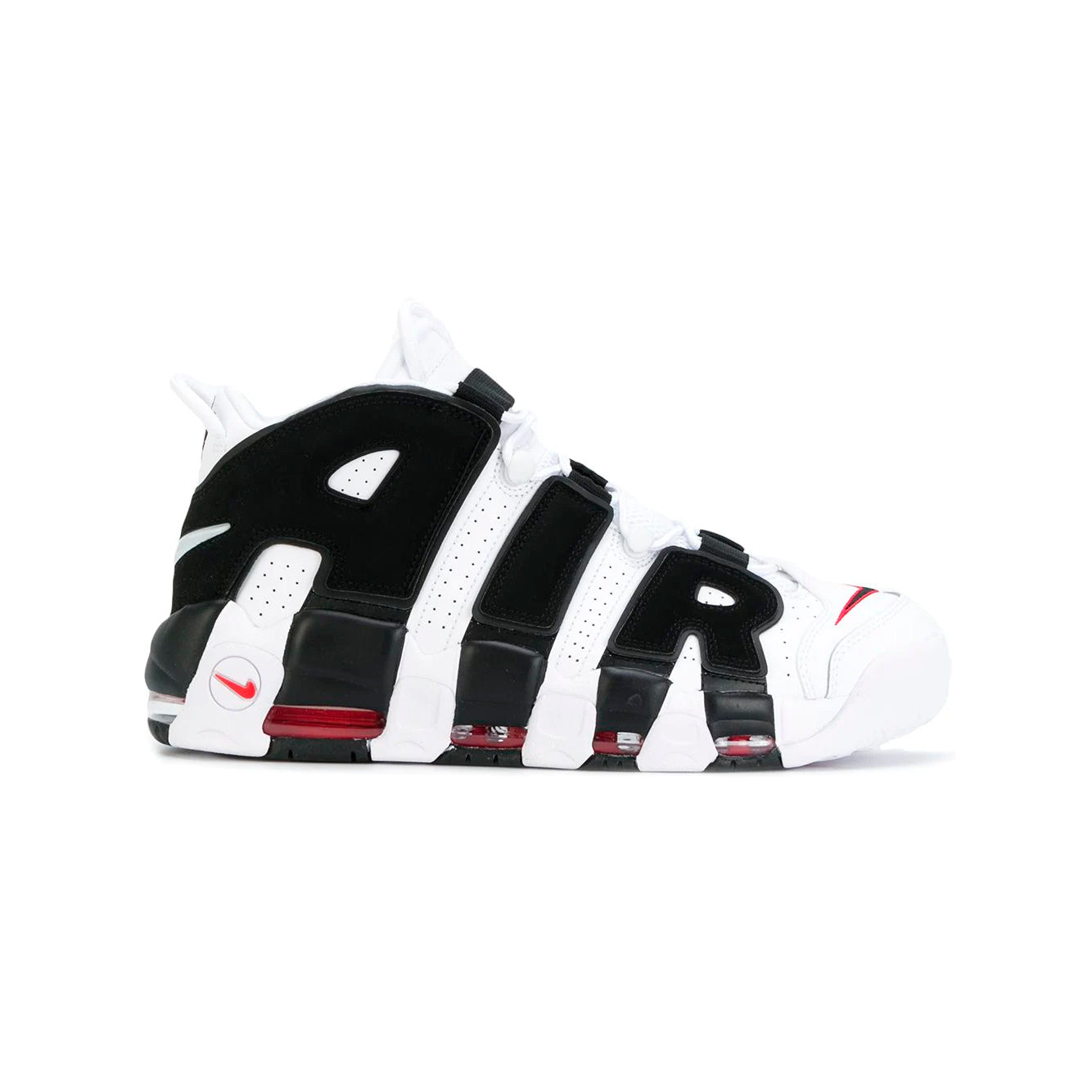Nike Air More Uptempo Weiß und Schwarz Scottie Pippen GS Sneaker Kinder