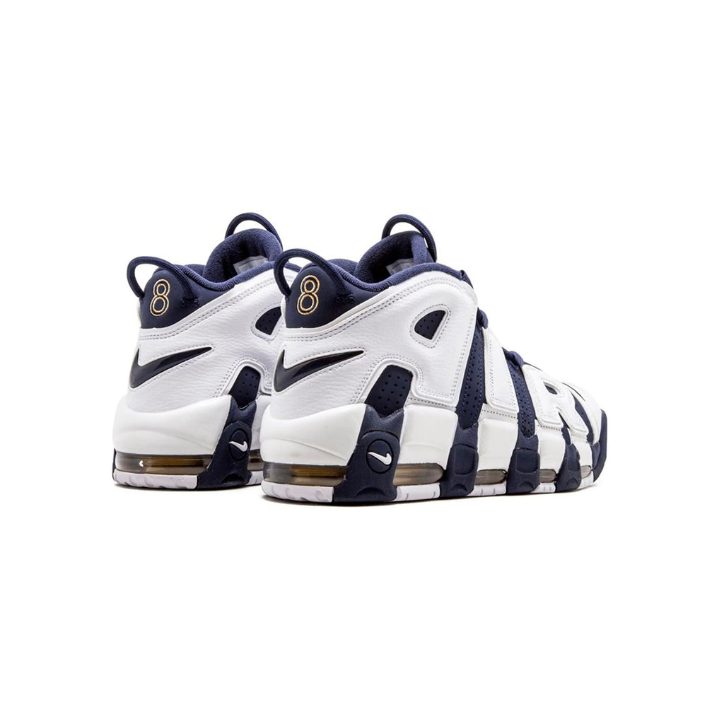 Nike Air More Uptempo Weiß und Blau Olympic Sneaker Herren