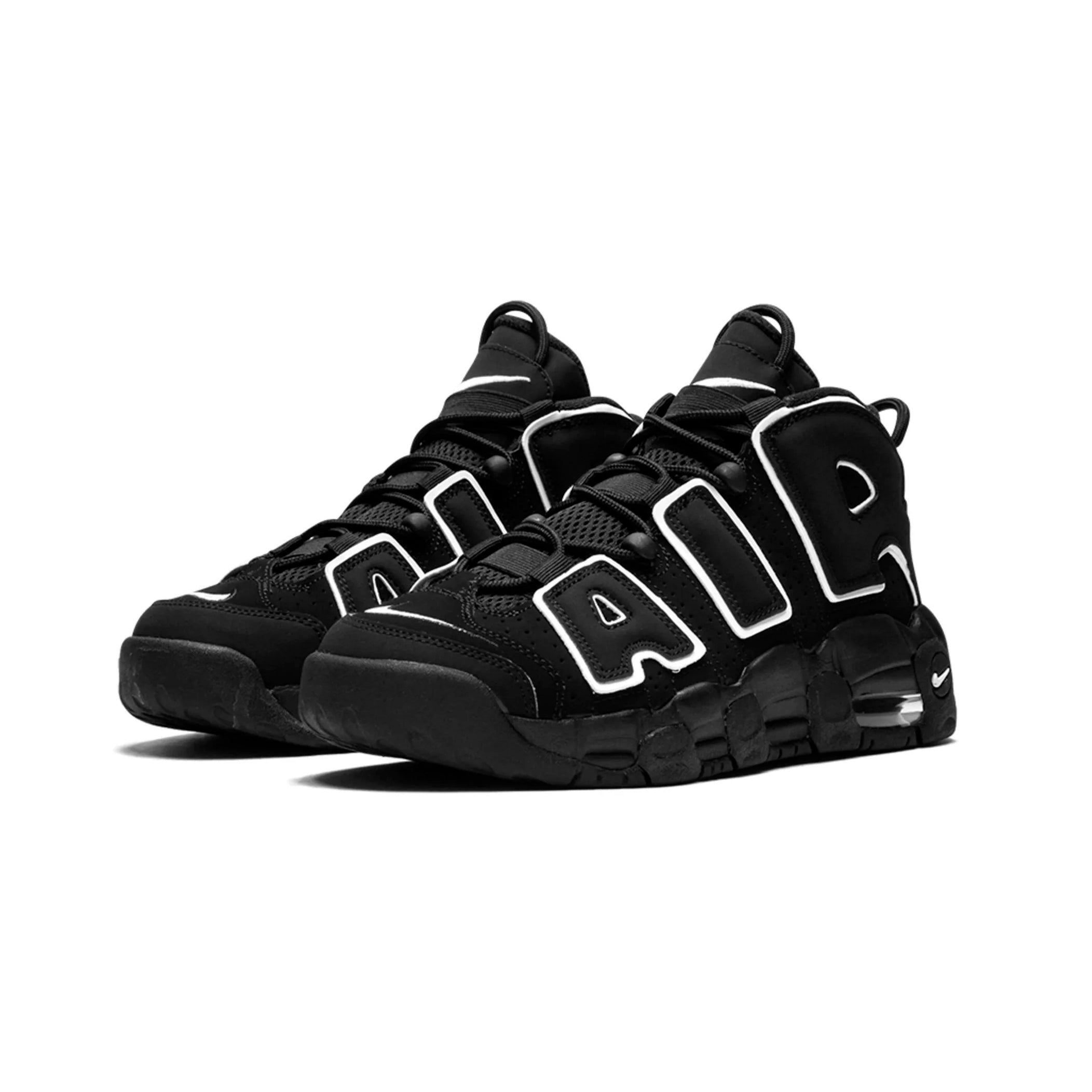 Nike Air More Uptempo Schwarz mit Details Riflettenti Sneaker Herren