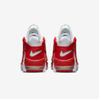 Nike Air More Uptempo Weiß und Rot Varsity Rot Sneaker Herren