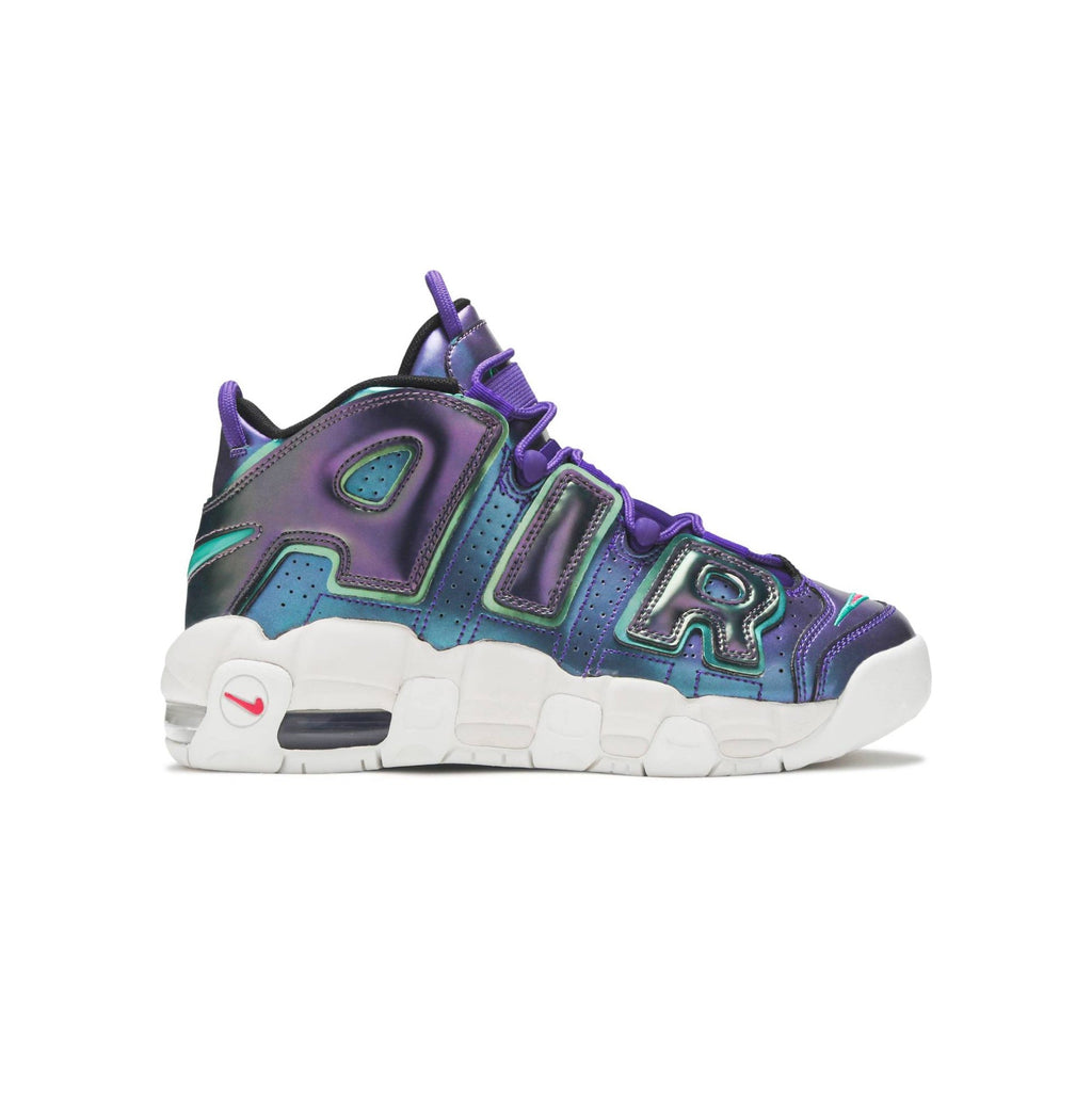 Nike Air More Uptempo Violett Iridescente Sneaker Herren Damen