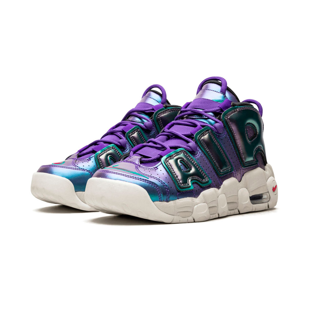 Nike Air More Uptempo Violett Iridescente Sneaker Herren Damen