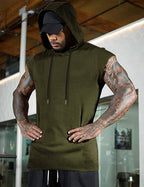 Gym Muscle Mit Kapuze Tank Top