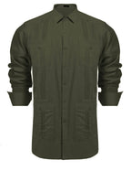 Baumwolle Stil Pocket Hemd