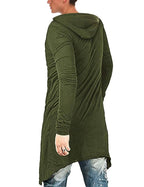 Lang Length Cloak Baumwolle Pullover Hoodie
