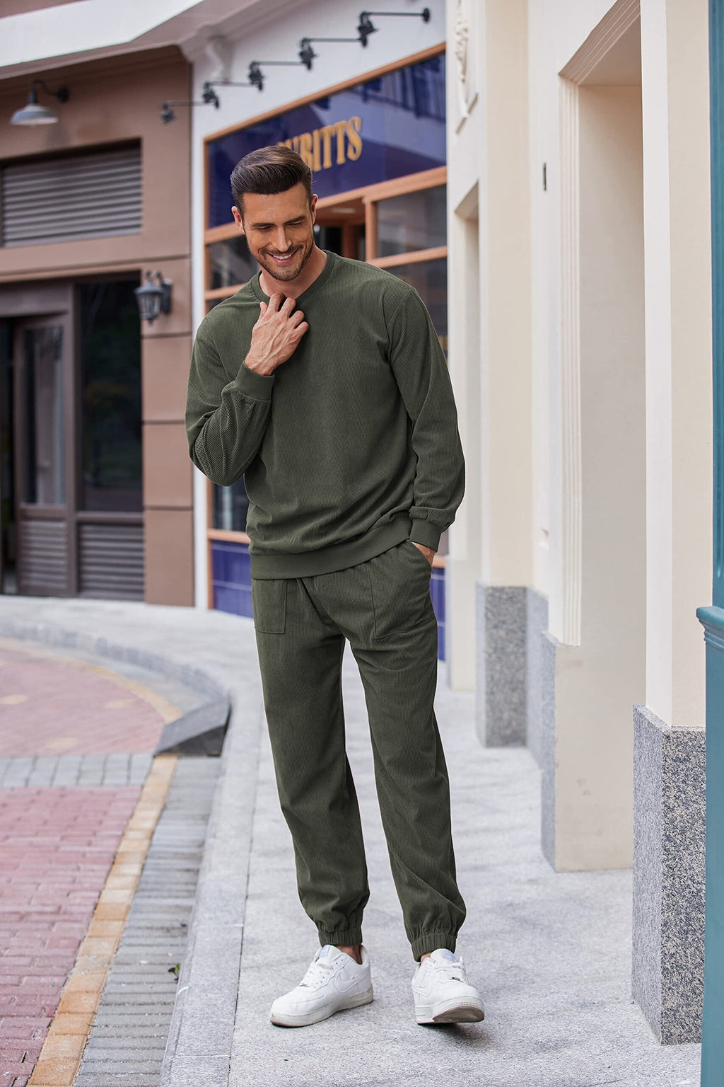 2 Teil Lang Ärmel Pullover Sports Sets