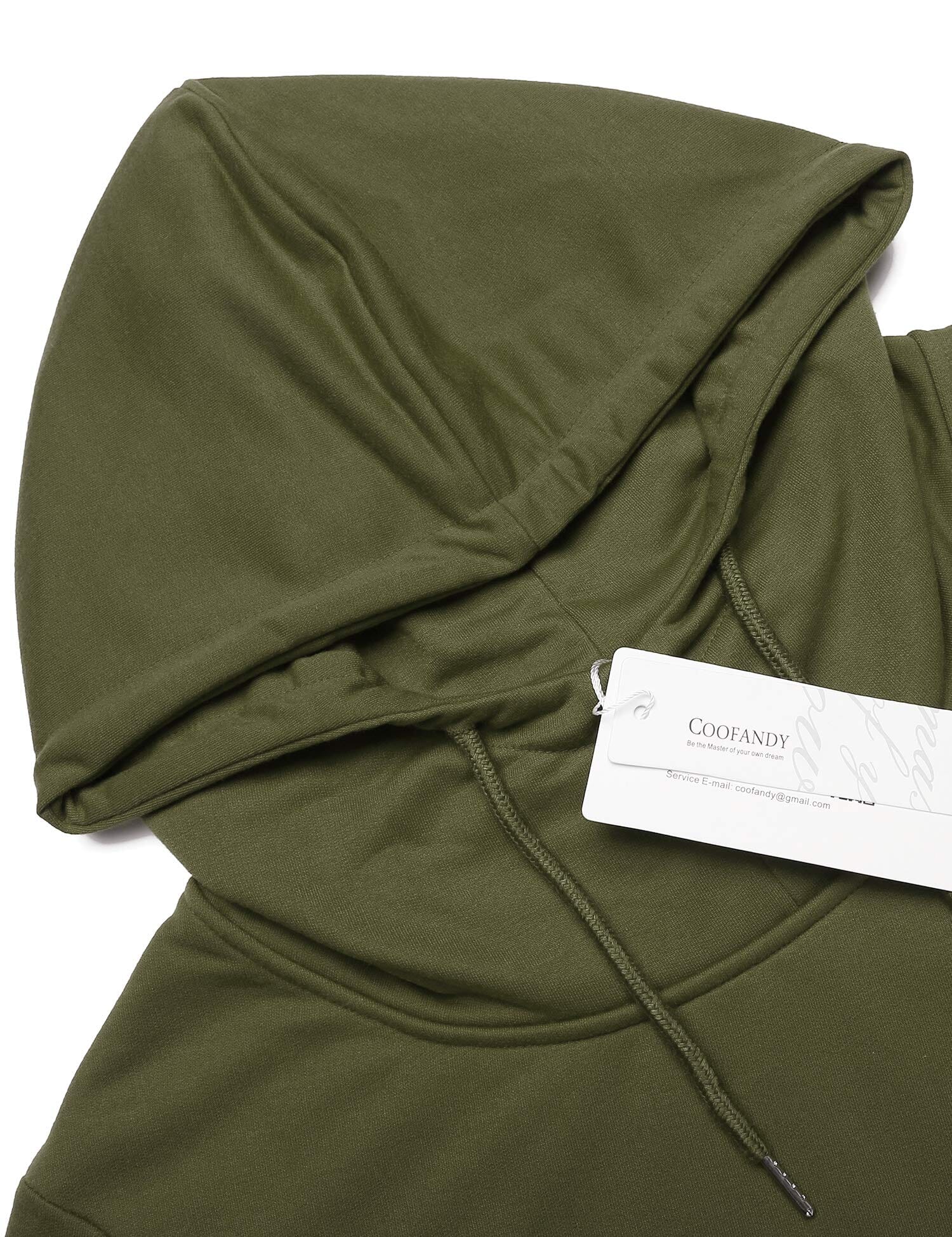 Lang Length Cloak Baumwolle Pullover Hoodie