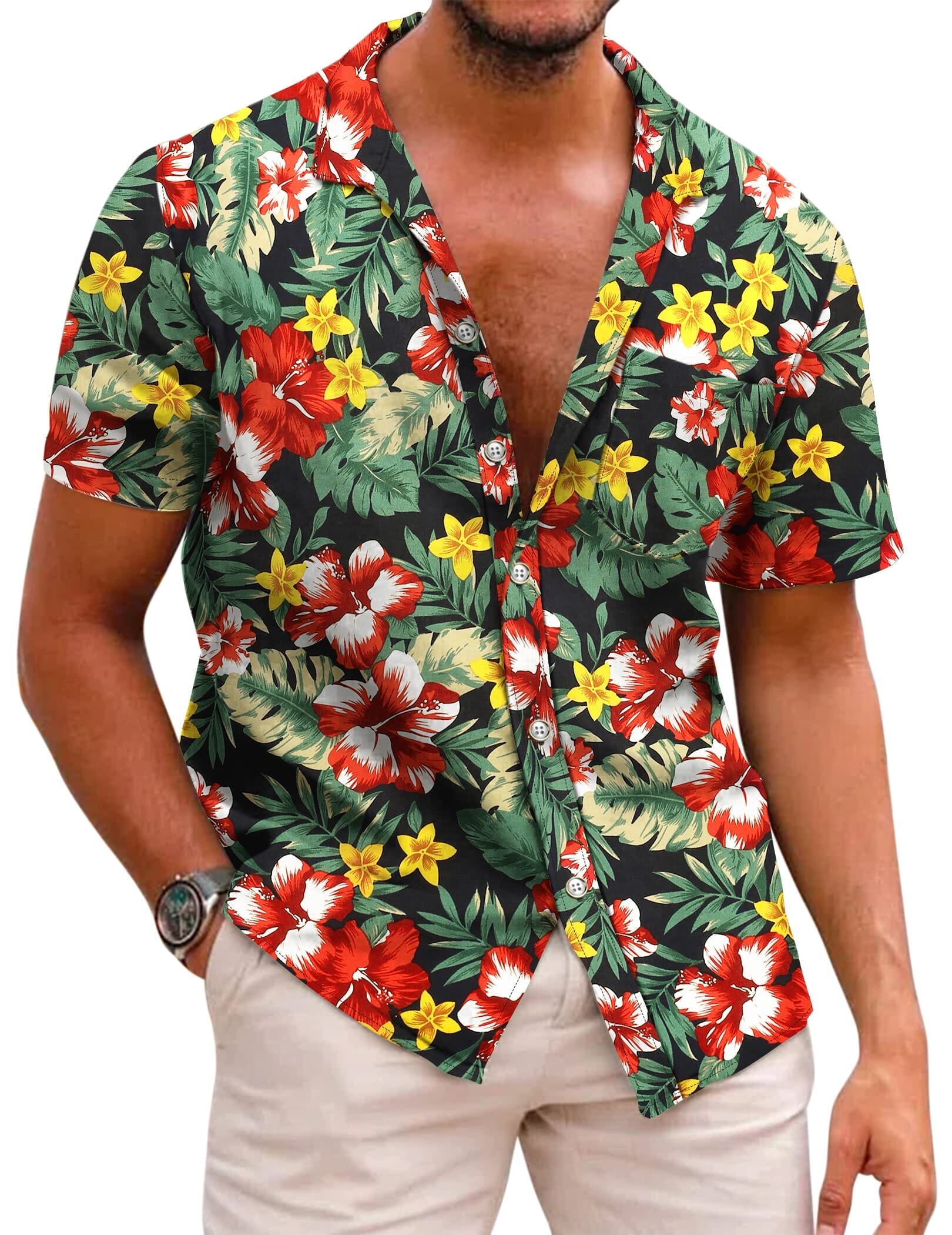 Hawaii Blumen Hemden