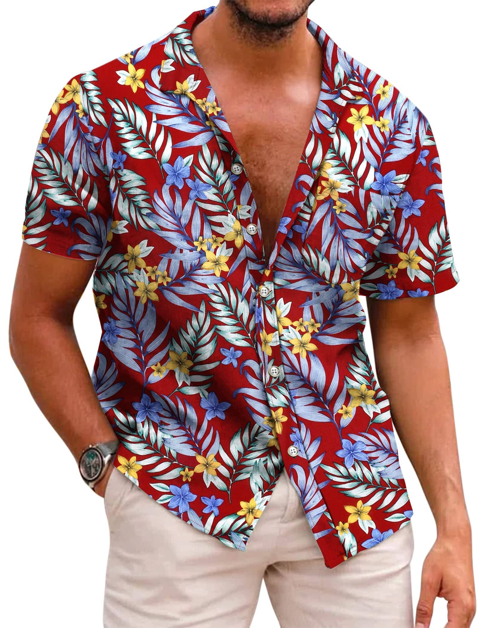 Hawaii Blumen Hemden