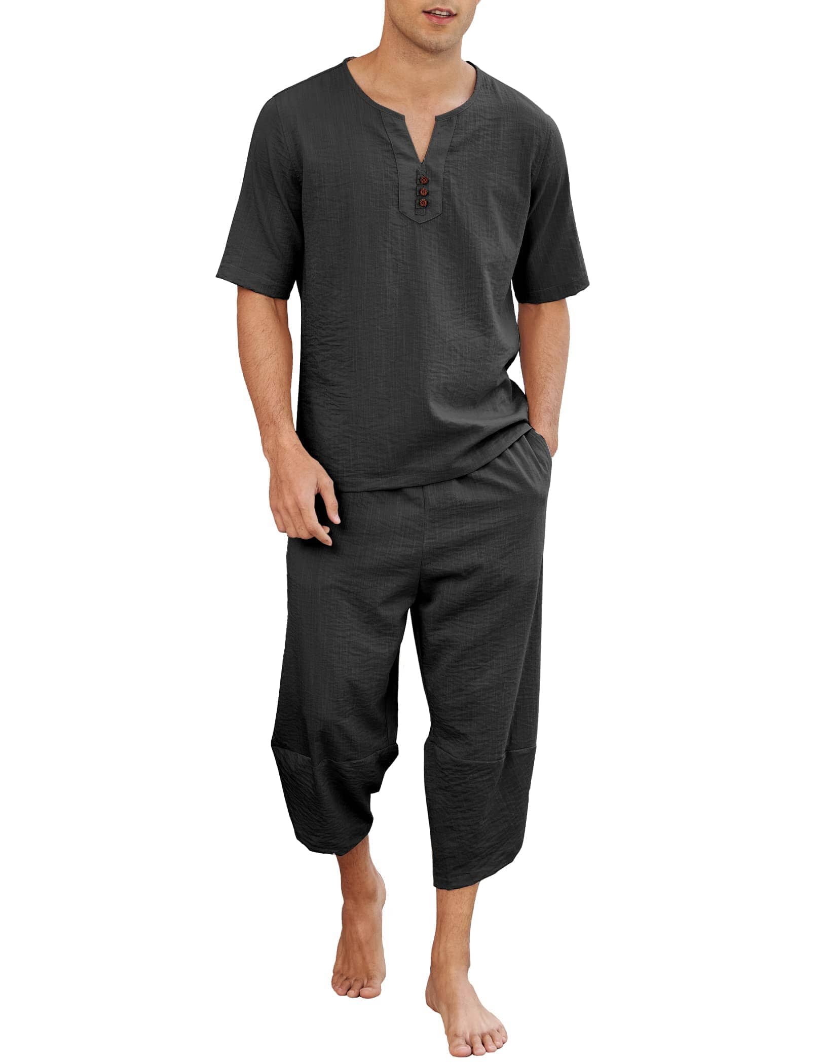 2 Teile Leinen Stil Set Outfits