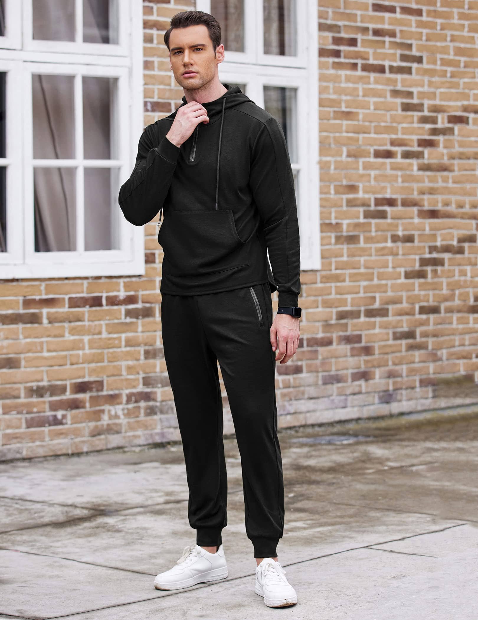 2 Teil Hoodie Sports Sets