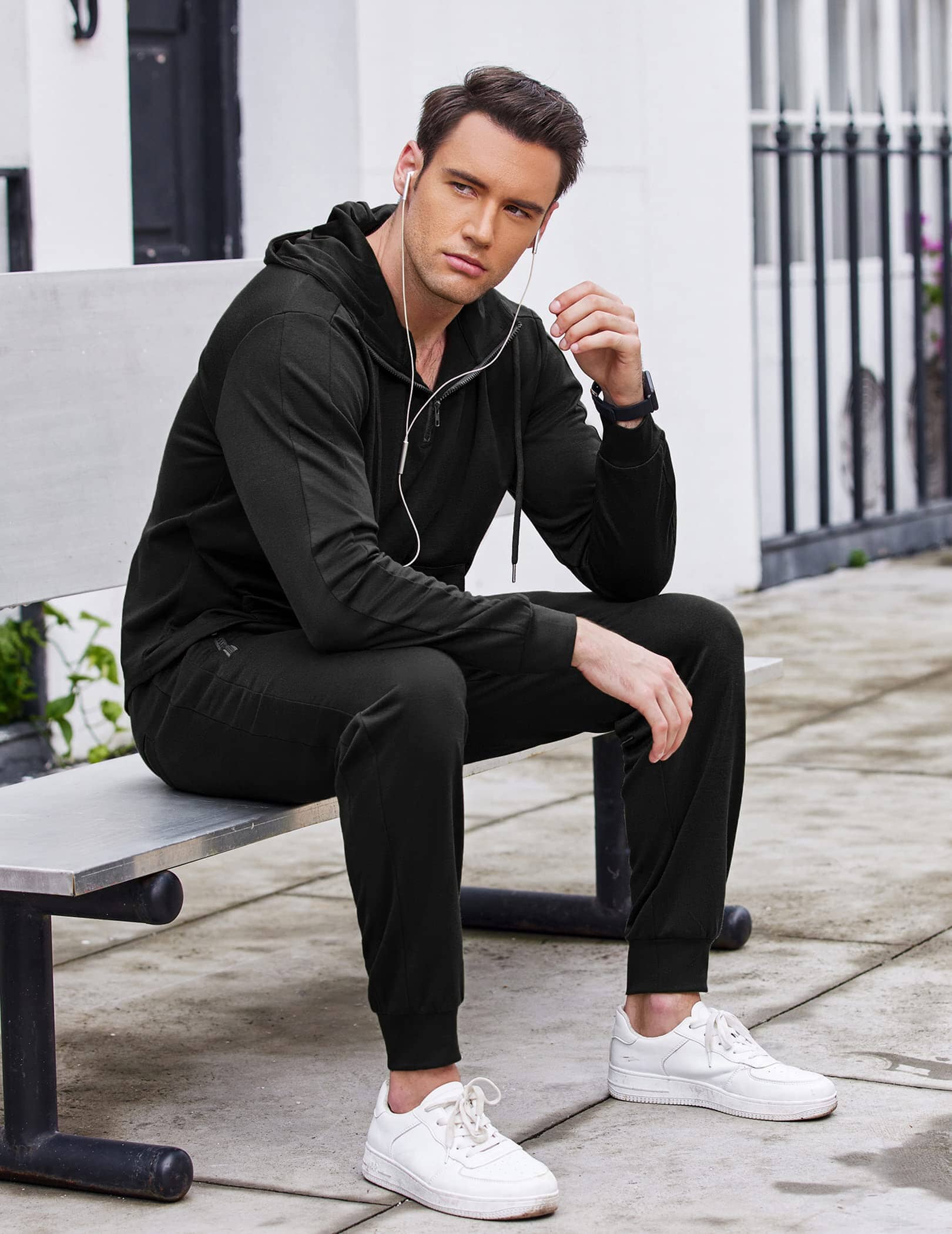 2 Teil Hoodie Sports Sets