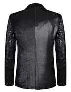Shiny Sequin Blazer Tuxedo Anzug