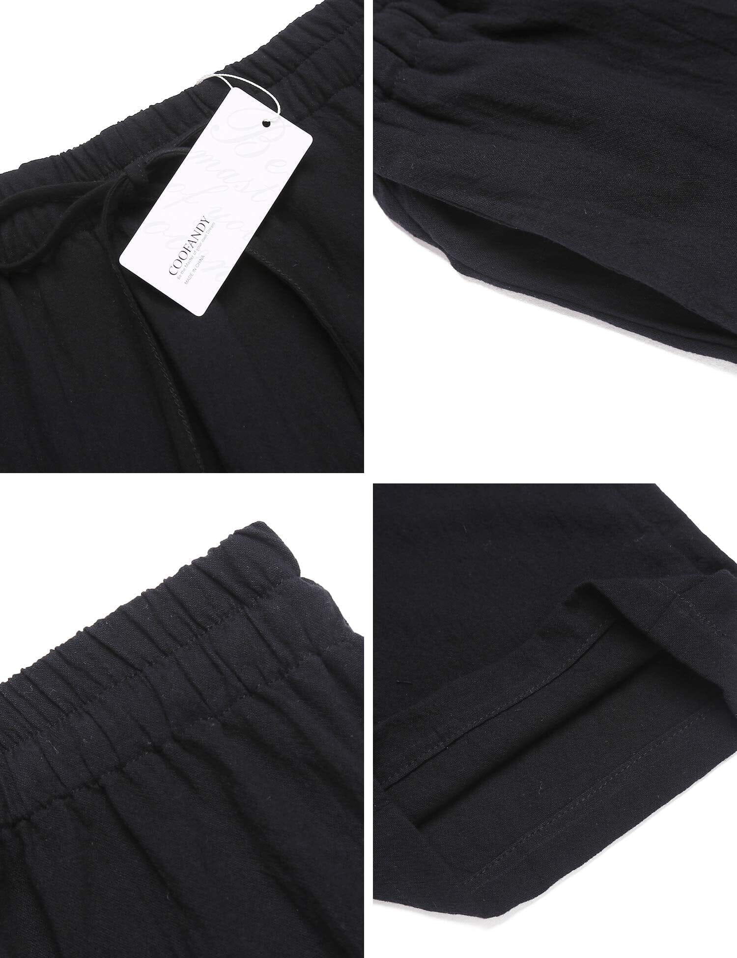 Leinen Stil Strand Yoga Hose