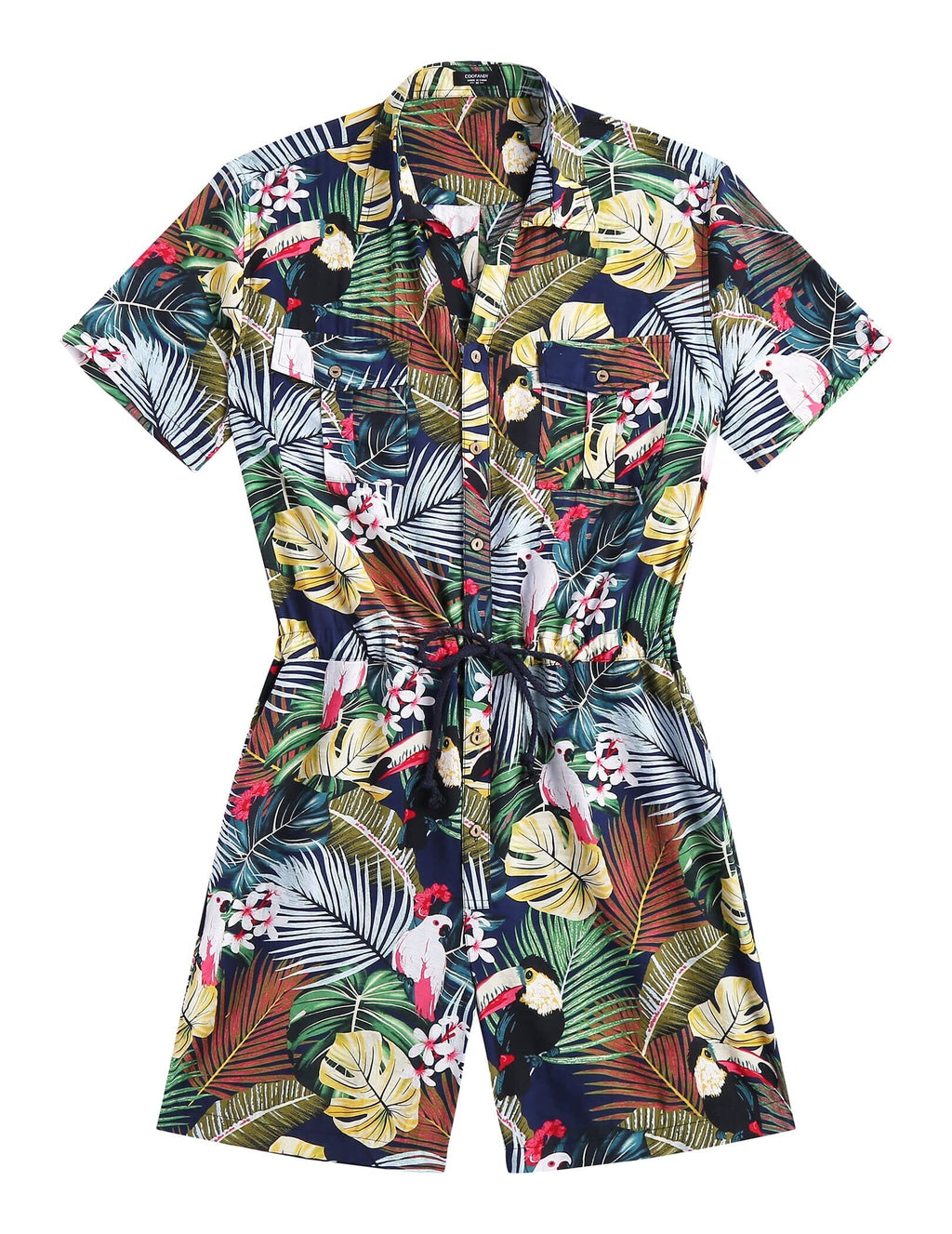 Blumen One Teil Hawaii Jumpsuit (US Only)