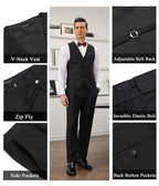 3 Teil Suits Set Tuxedo Prom Blazer Weste Hose Set