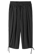 Baumwolle Leinen Stil Lockere Yoga Hose