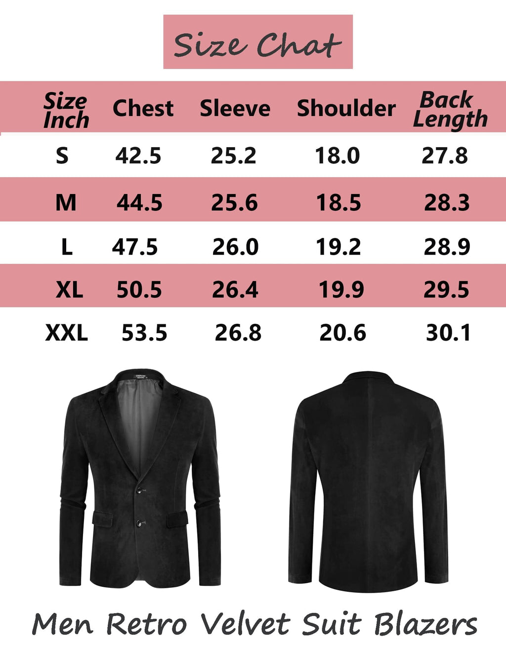Two Knopf Slim Fit Blazer Retro Tuxedo Anzug Jacken