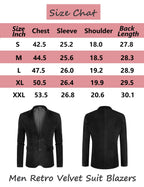 Two Knopf Slim Fit Blazer Retro Tuxedo Anzug Jacken