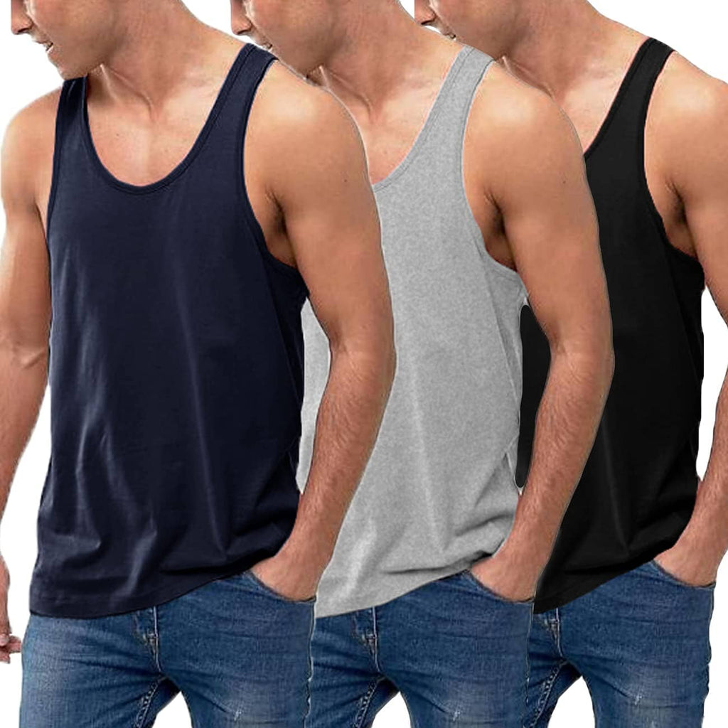 Men's 3 Pack Baumwolle T-Hemden