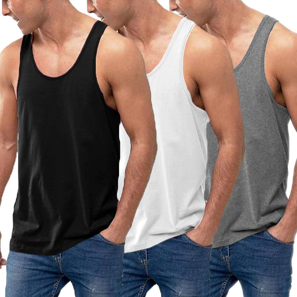 Men's 3 Pack Baumwolle T-Hemden