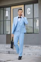 4 Teile Anzug Schalkragen Lapel Tuxedo Slim Fit Set