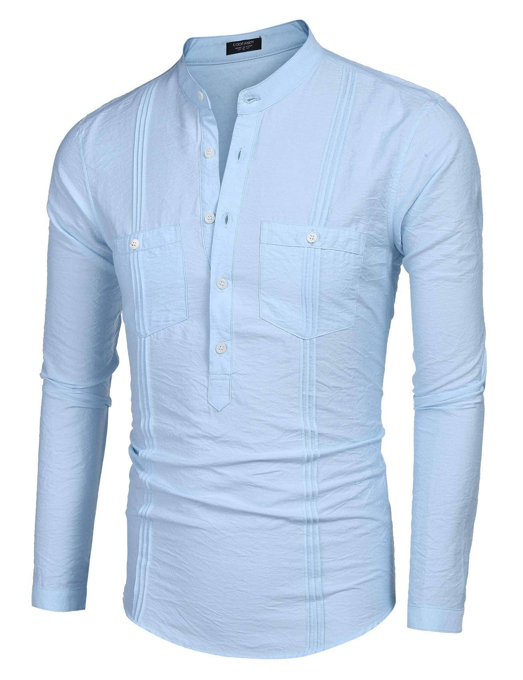 Henley Baumwolle Strand Hemden (US Only)