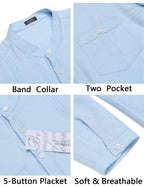 Henley Baumwolle Strand Hemden (US Only)