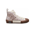 Dior B23 Sneaker Alte Braun Caffè und Weiß - Schuhe aus Luxus