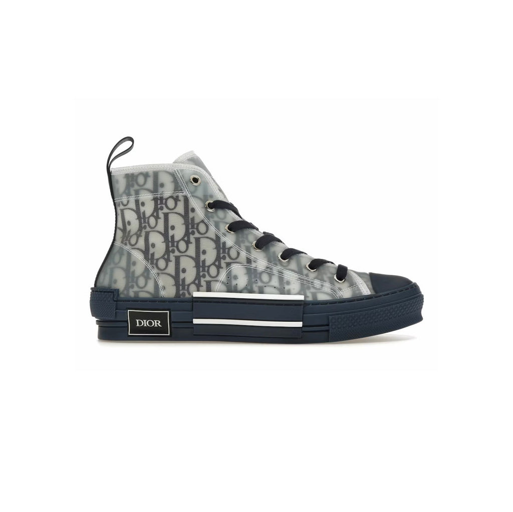 Dior B23 Sneaker Alte Blau und Grau - Schuhe aus Luxus Ikonisch