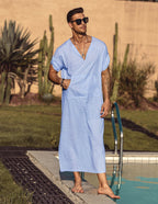 V-Neck Lang Gown