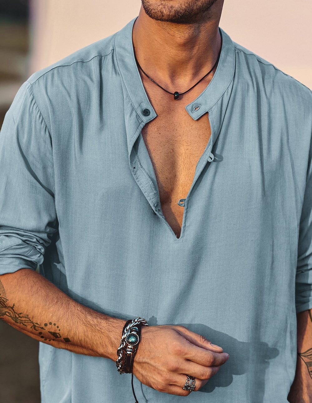 Casual Strand Hippie Hemden (US Only)