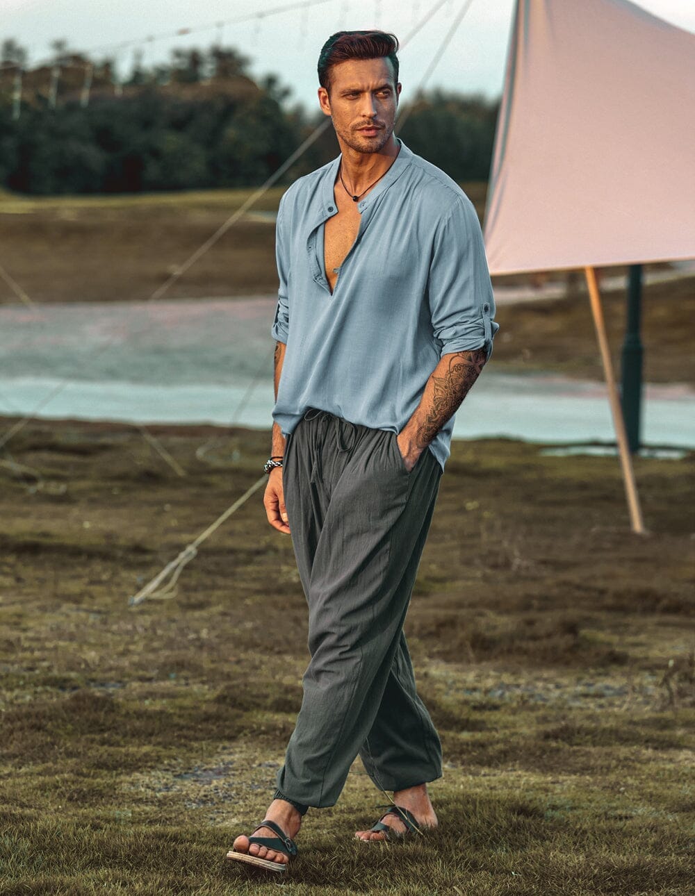 Casual Strand Hippie Hemden (US Only)