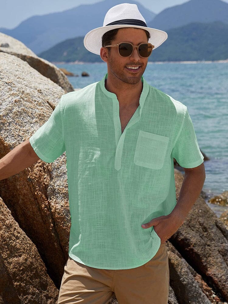 Kurz Ärmel Casual Strand Hemden (US Only)