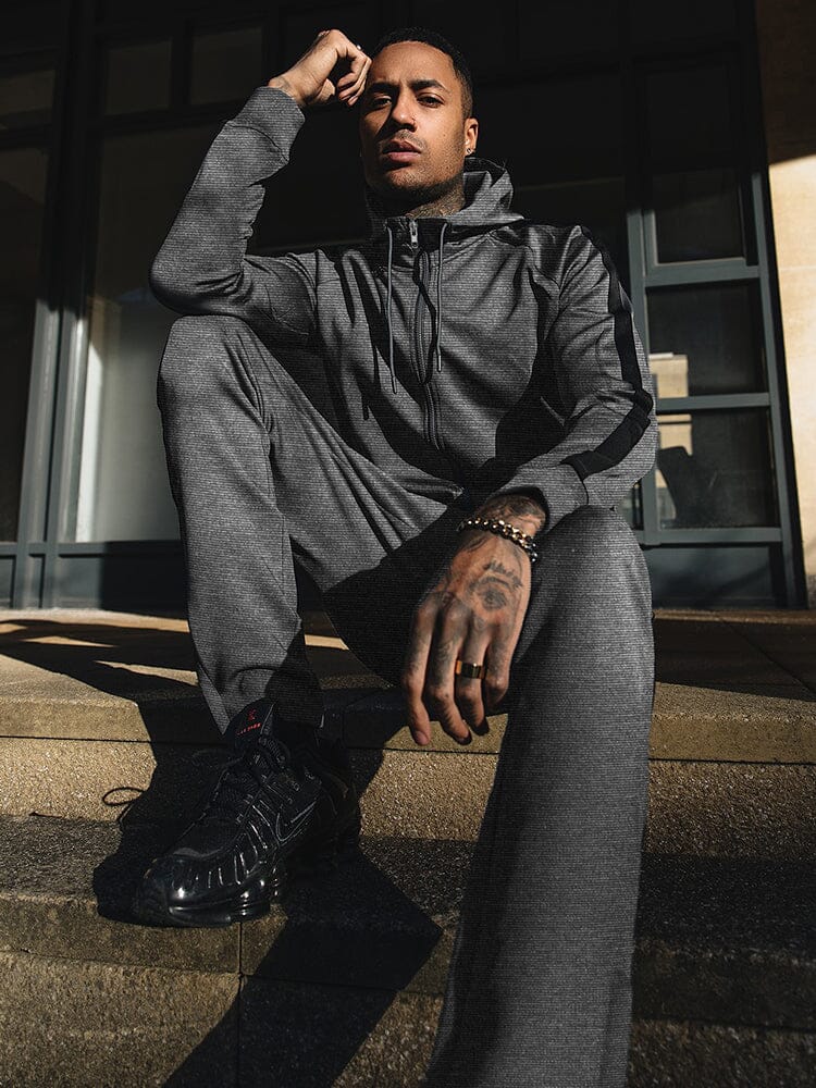 Casual 2-Teil Jogger Trainingsanzug Set