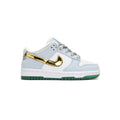 Nike Dunk Low Kinder x Sean Cliver Weiß und Gold Schuhe Exklusiv