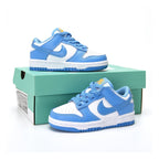 Nike Dunk Low Kinder Hellblau und Weiß University Schuhe Casual