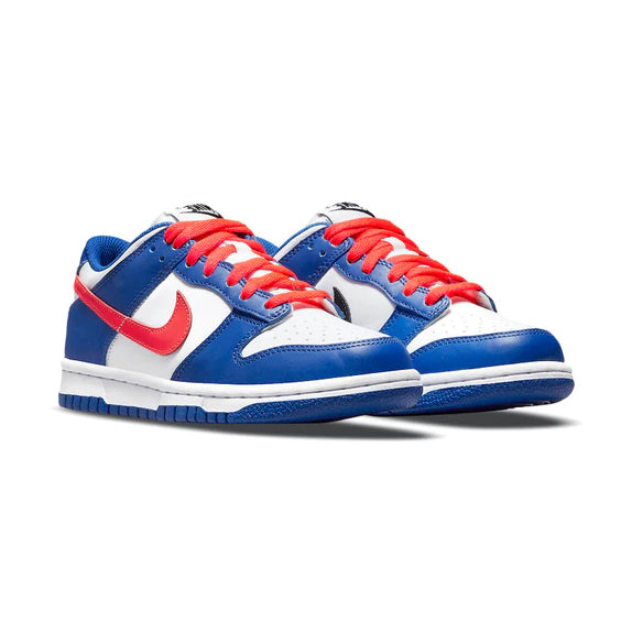 Nike Dunk Low Blau Royal und Rot Crimson Schuhe Herren