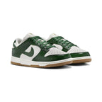 Nike Dunk Low Grün Gorge und Weiß Leder Ostrich Herren