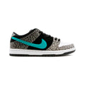 Nike Dunk Low SB Elephant Print Atmos Schwarz und Türkis Herren