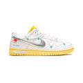 Nike Dunk Low Weiß und Gelb x Off-Weiß Lot 1 Schuhe Herren Damen
