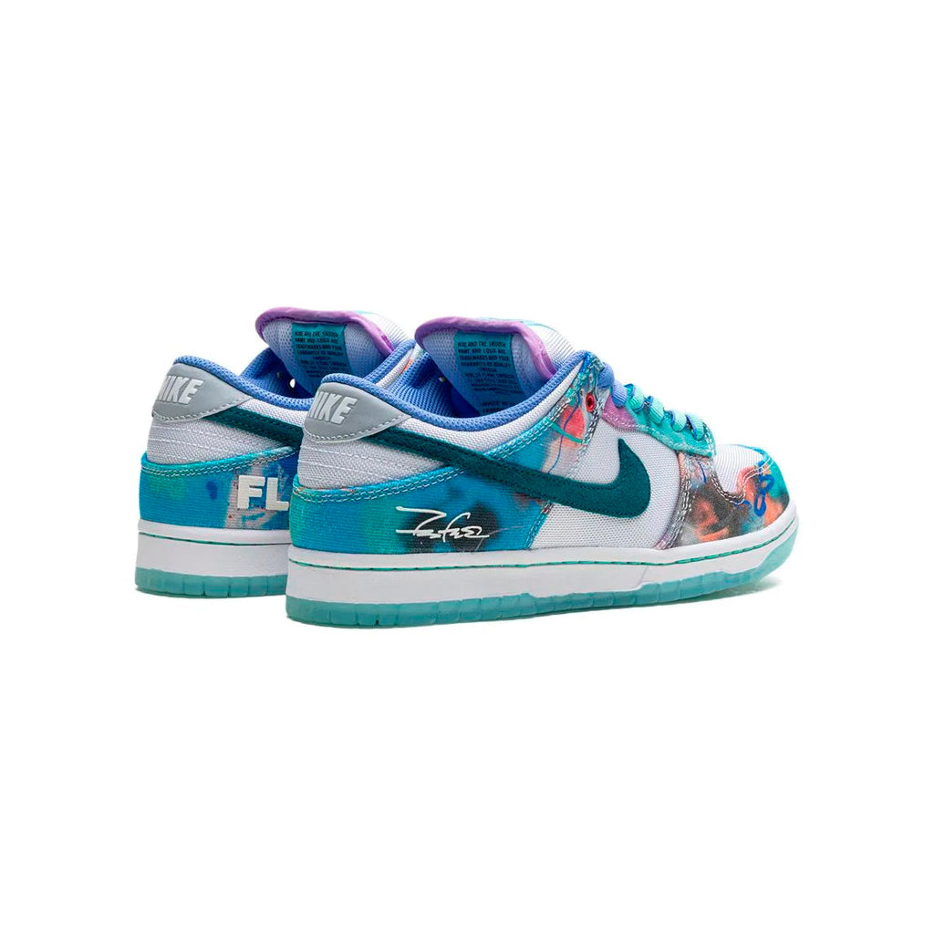 Nike Dunk Low SB Multicolore Acqua Teal und Weiß Futura Herren