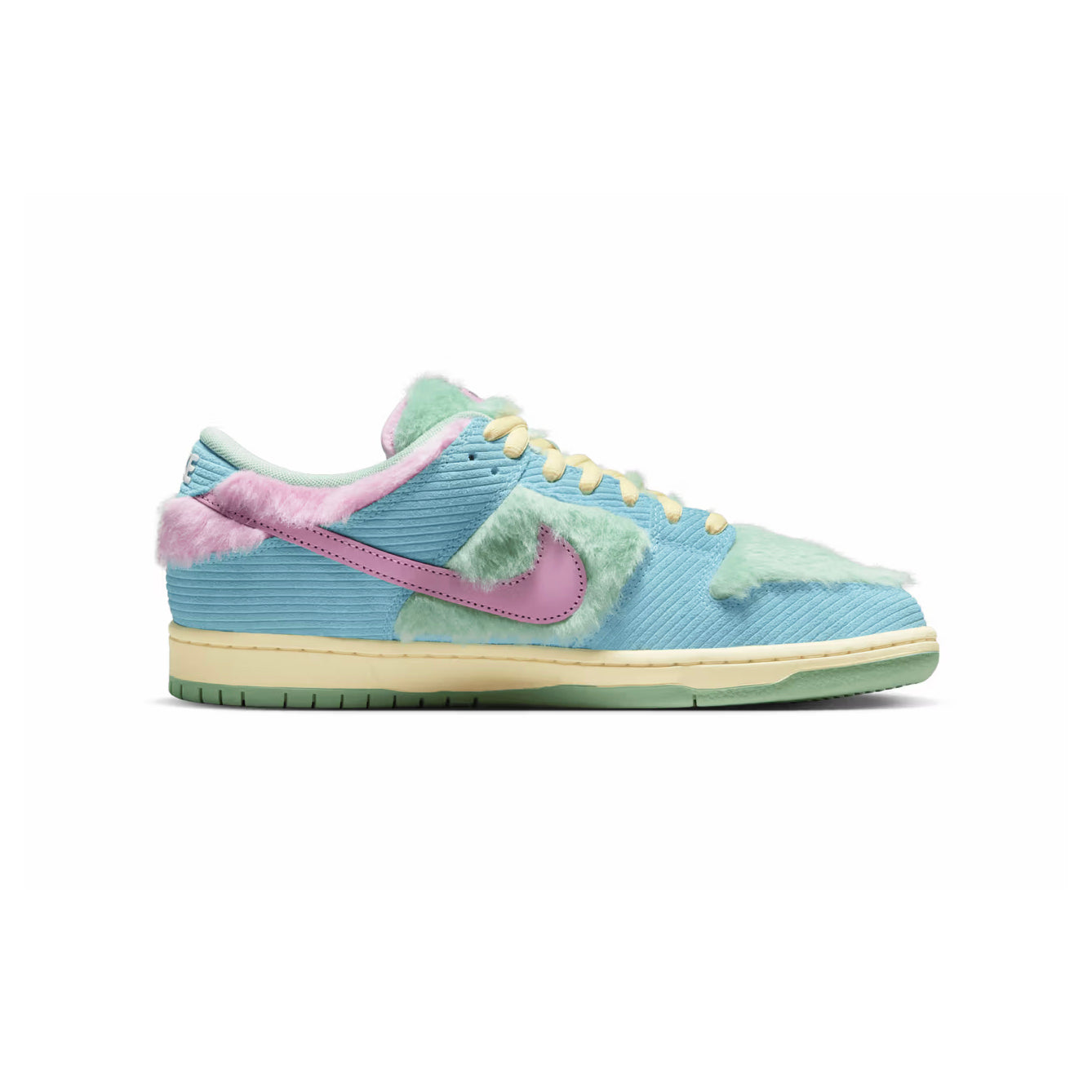 Nike Dunk Low SB Hellblau Rosa und Grün Pastello Visty Herren