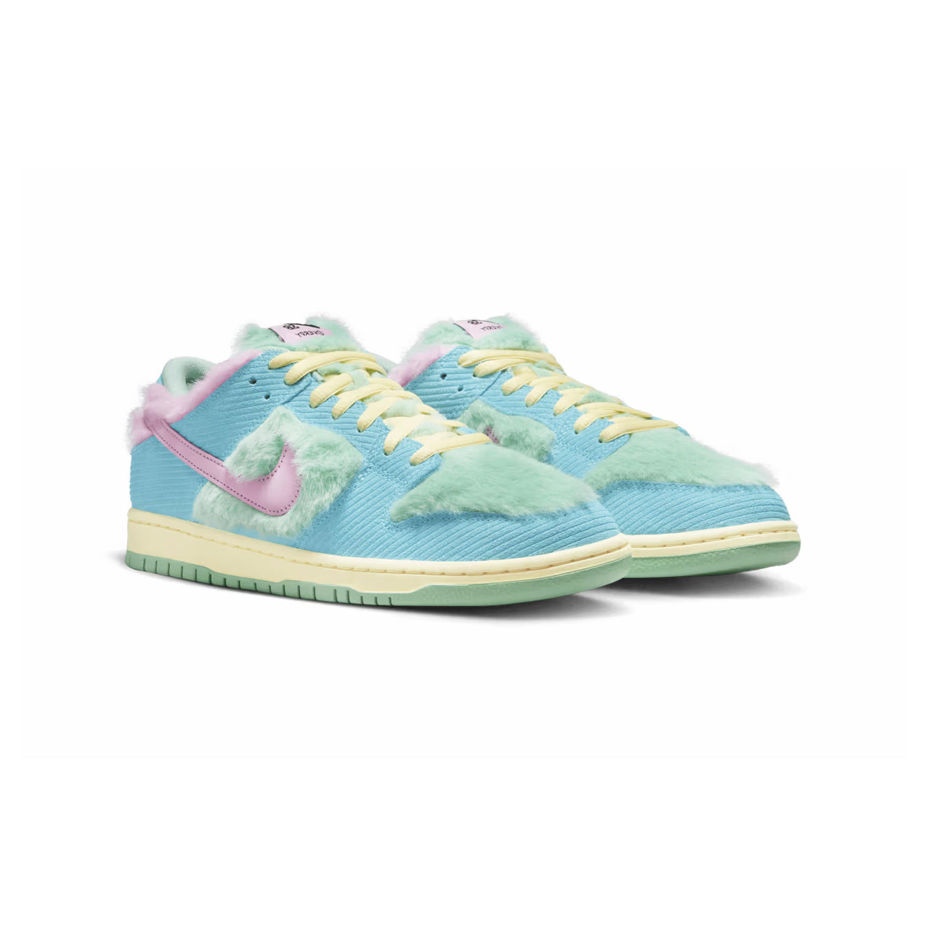 Nike Dunk Low SB Hellblau Rosa und Grün Pastello Visty Herren