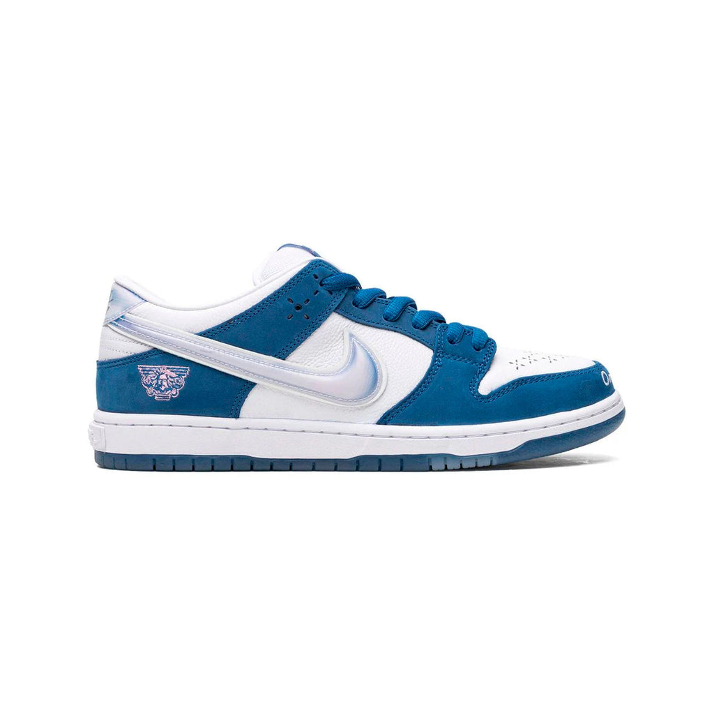 Nike Dunk Low SB Weiß und Blau Born x Raised Herren