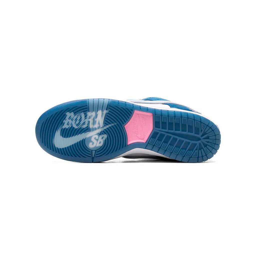 Nike Dunk Low SB Weiß und Blau Born x Raised Herren