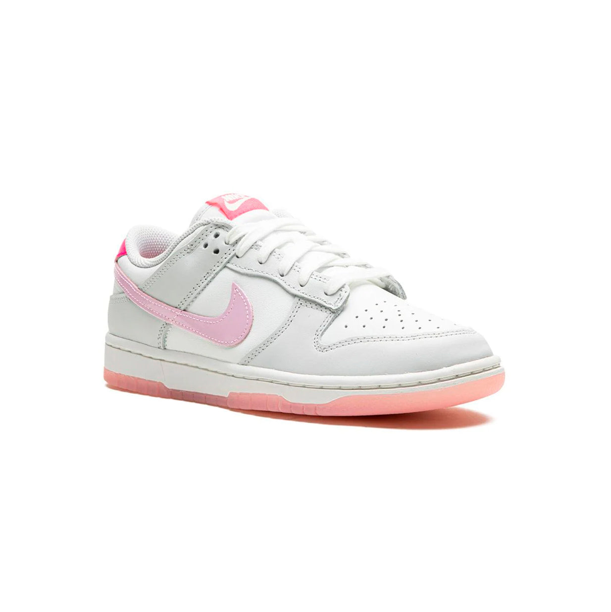 Nike Dunk Low Rosa Pastello und Weiß Schuhe Damen