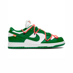 Nike Dunk Low Grün und Weiß x Off-Weiß Pine Grün Herren Damen