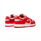 Nike Dunk Low Rot und Weiß x Off-Weiß University Schuhe Herren