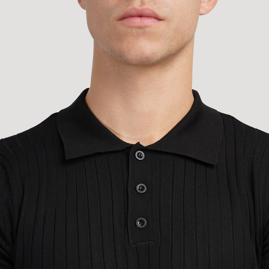 GIMCHEON Gestricktes Poloshirt